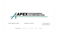 Desktop Screenshot of apexengineeringinc.com
